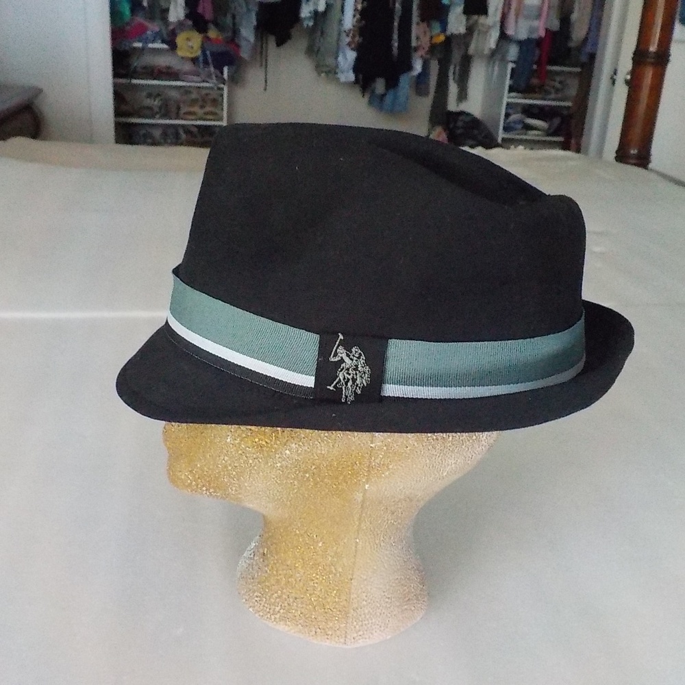 Polo Black Fedora Gray Band (UNISEX) - Picture 6 of 9